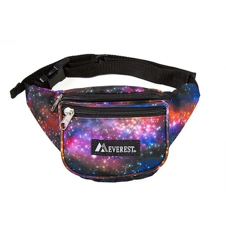 Everest Everest P044KD-GALAXY Signature Pattern Waist Pack; Galaxy P044KD-GALAXY